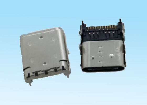 El hierro Shell mecanografía a C el conector reversible género femenino para el cargador rápido USB